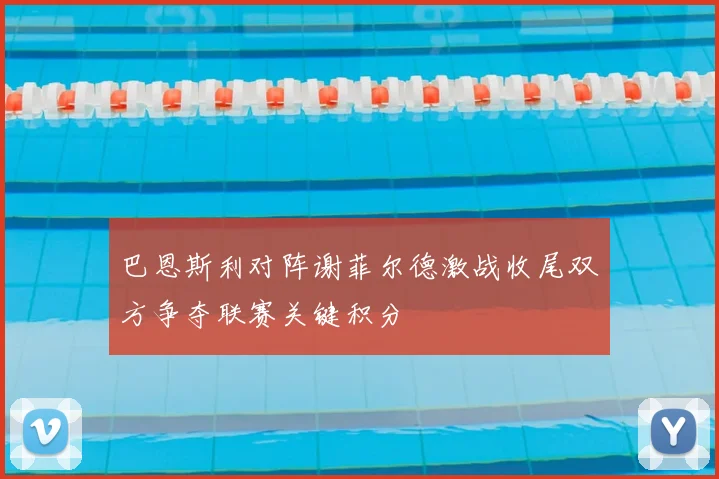 巴恩斯利对阵谢菲尔德激战收尾双方争夺联赛关键积分